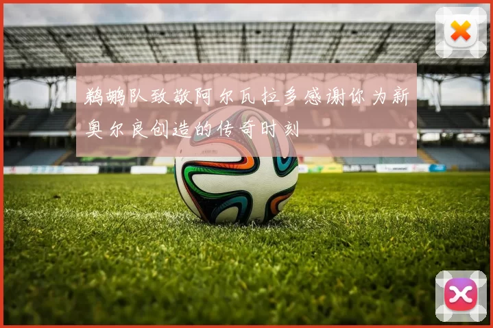 鹈鹕队致敬阿尔瓦拉多感谢你为新奥尔良创造的传奇时刻